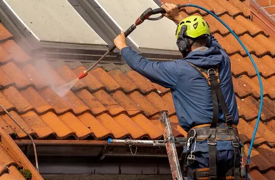 Démoussage et hydrofuge de toiture à Grillon